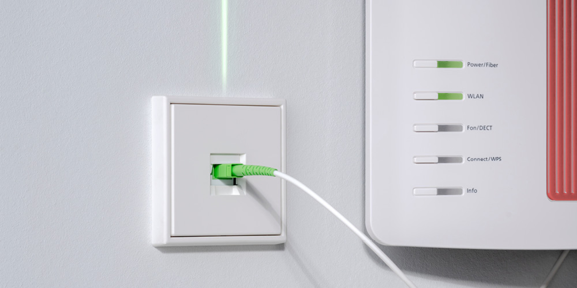 Die neuen Glasfaser-Anschlussdosen bei Ommert Elektrotechnik in Sinntal- Altengronau